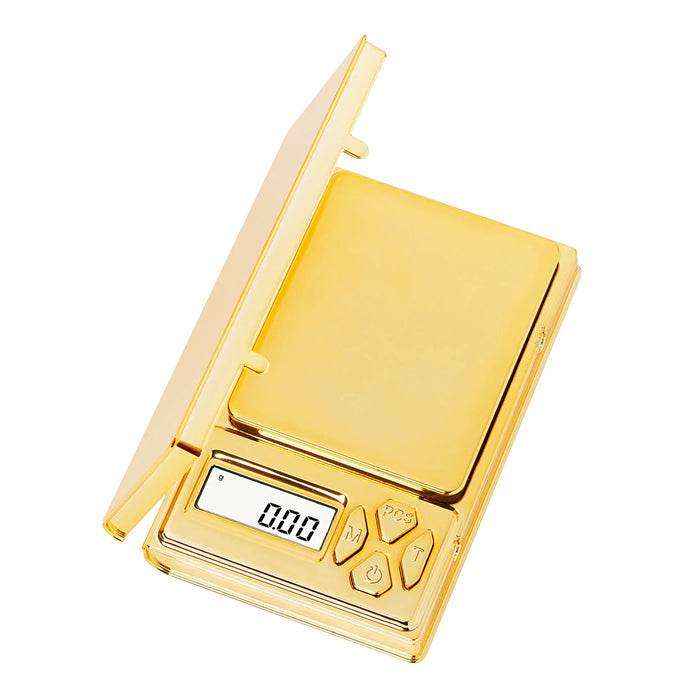 On Balance Shine Gold Chrome Digital Mini Scale 100g x 0.01g - Bong Empire