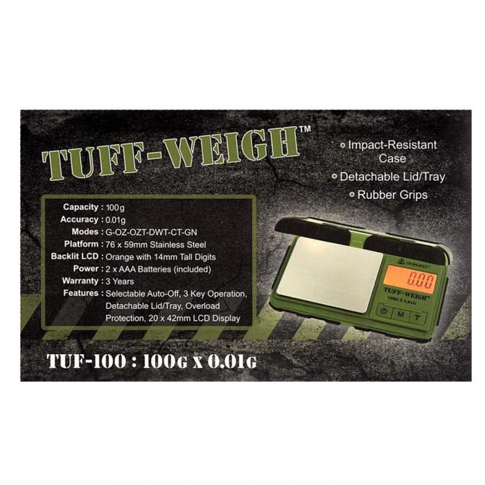 On Balance Tuff Weigh Digital Scales 0.01g - 200g - Bong Empire