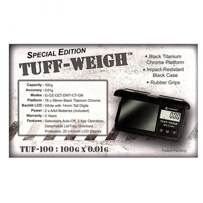 On Balance Tuff Weigh Digital Scales 0.01g - 200g - Bong Empire