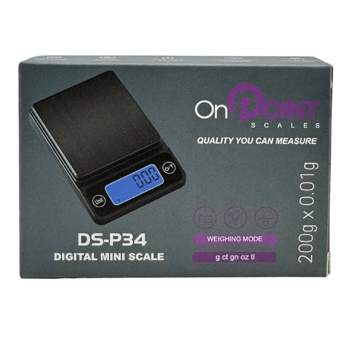 On Point Mini DS-P34 0.01x200g Scales - Oz Sweet Puff