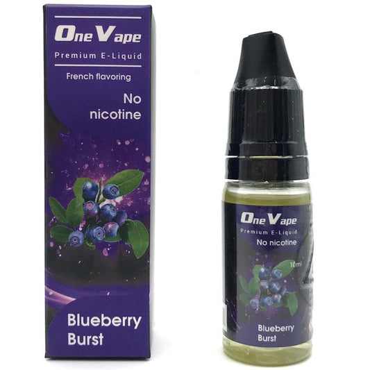One Vape Premium E - Liquid French Flavouring Blueberry Burst 10mL - Bong Empire