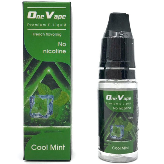 One Vape Premium E - Liquid French Flavouring Cool Mint 10mL - Bong Empire