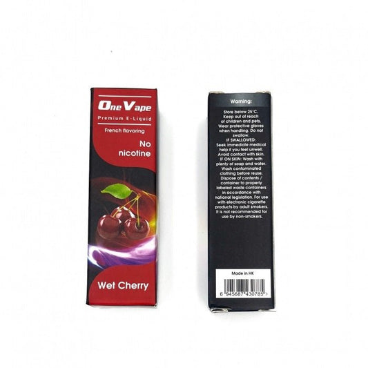 One Vape Premium E - Liquid French Flavouring Wet Cherry 10mL - Bong Empire