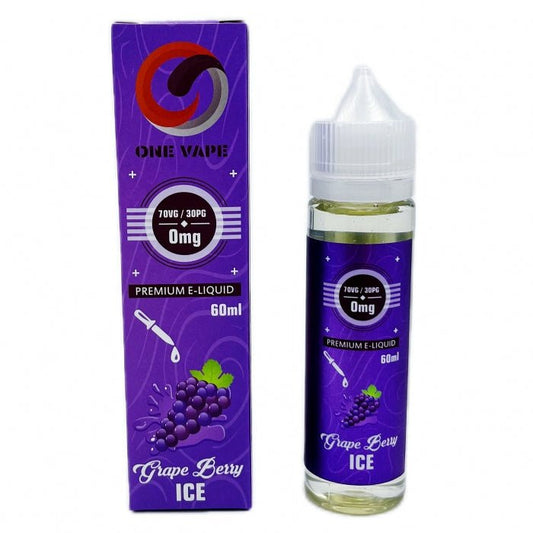 One Vape Premium E - Liquid Grape Berry 60mL - Bong Empire