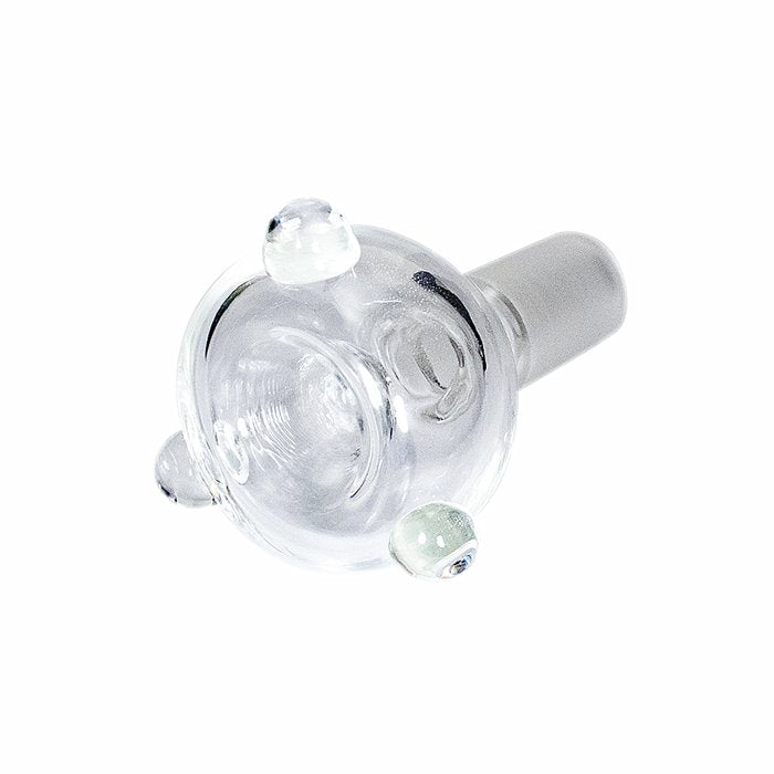 OZS Clear Egg Cup Glass Cone Piece 14mm - Bong Empire