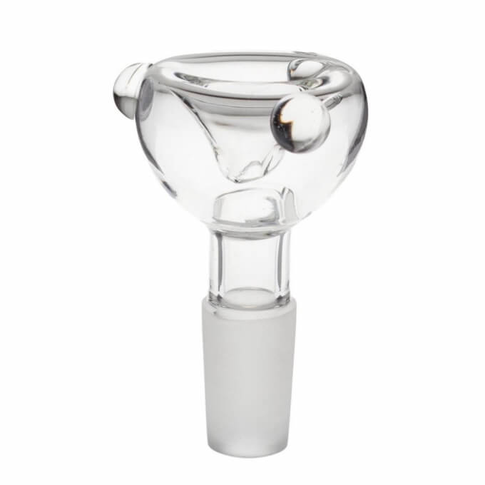 OZS Clear Egg Cup Glass Cone Piece 19mm - Bong Empire