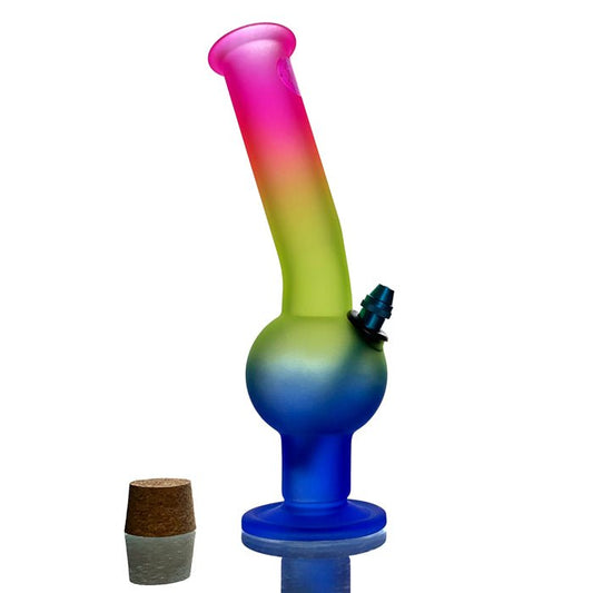 OZS Large Rainbow Glass Bong 31cm - Bong Empire