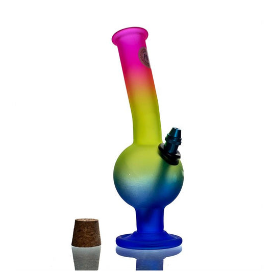 OZS Rainbow Glass Bong 27cm - Bong Empire