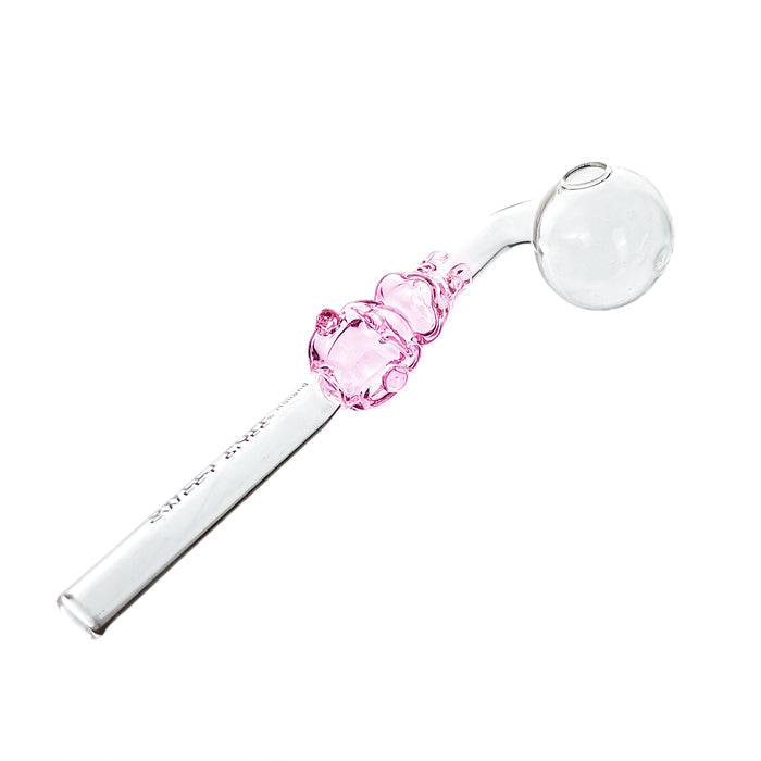 Bunny Sweet Puff Glass Pipe 14cm Pink