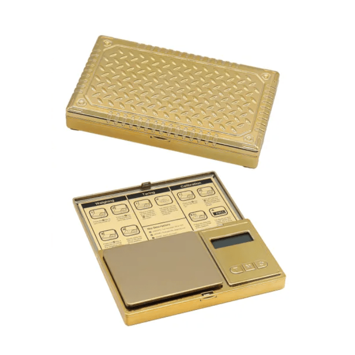 Quantum Precision Gold Digital Scale - 200g x 0.01g - Oz Sweet Puff