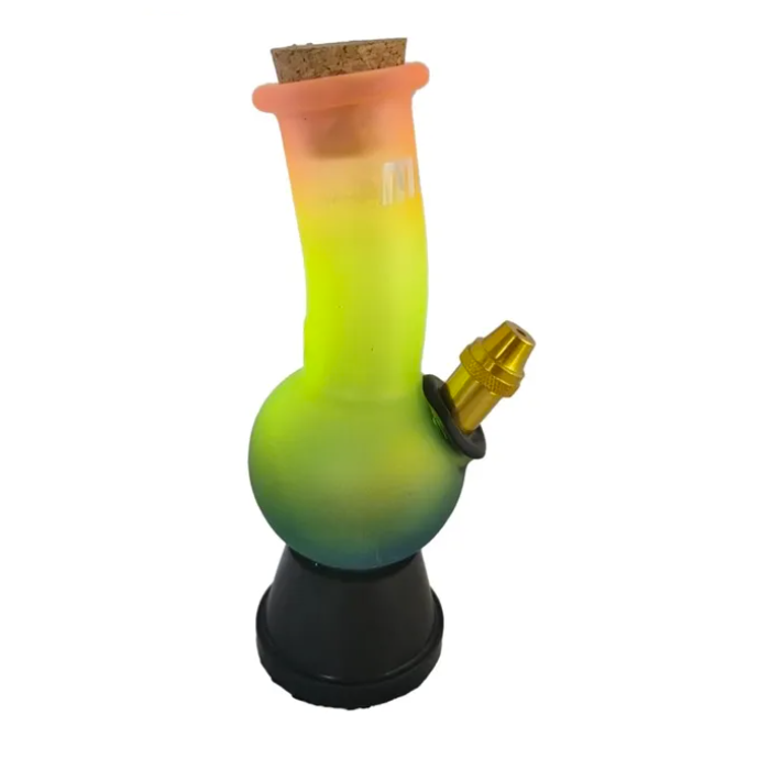 Rainbow Bubble Bong 18cm