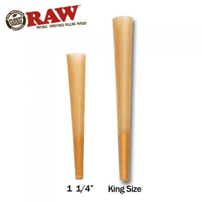 Raw Classic 1 1/4 Pre - Rolled Cones 6 Pack - Bong Empire