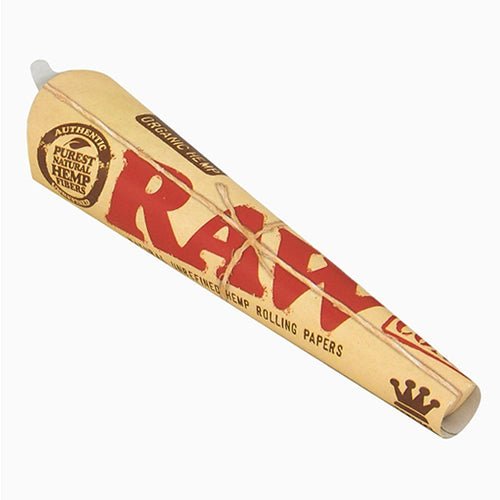 RAW Classic King Size Pre - Rolled Paper Cones 3 Pack - Bong Empire