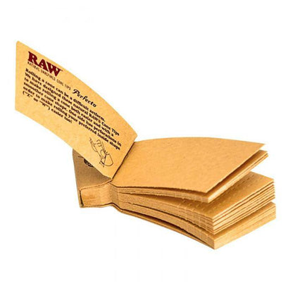 Raw Filter Cone Tips Perfecto 32 Per Booklet - Bong Empire
