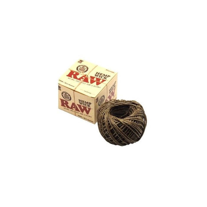 RAW Hemp Wick Ball 30m - Bong Empire