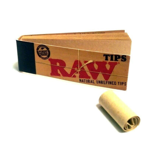 Raw Paper Filter Tips Book 50 Tips Per Book