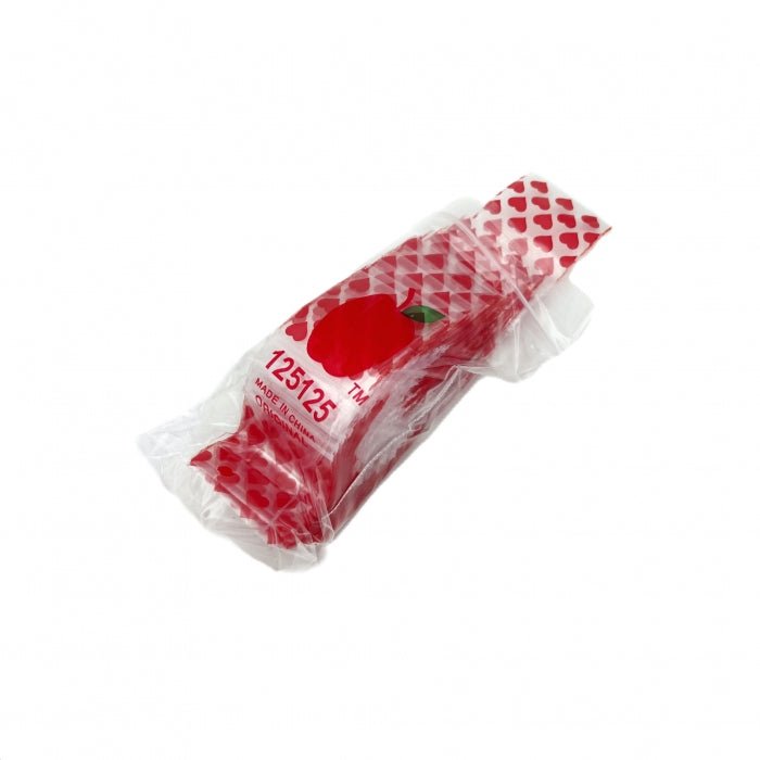 Red Heart Resealable Plastic Bags 32x32mm 100 Pack - Bong Empire