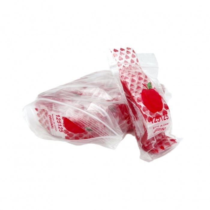 Red Heart Resealable Plastic Bags 32x32mm 1000 Pack - Bong Empire