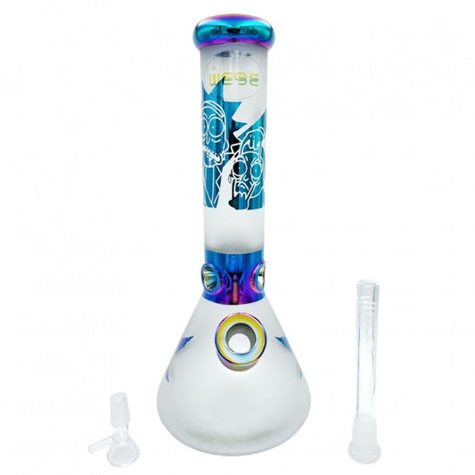 Rick And Morty Ice Catcher Beaker Glass Bong 32cm - Bong Empire