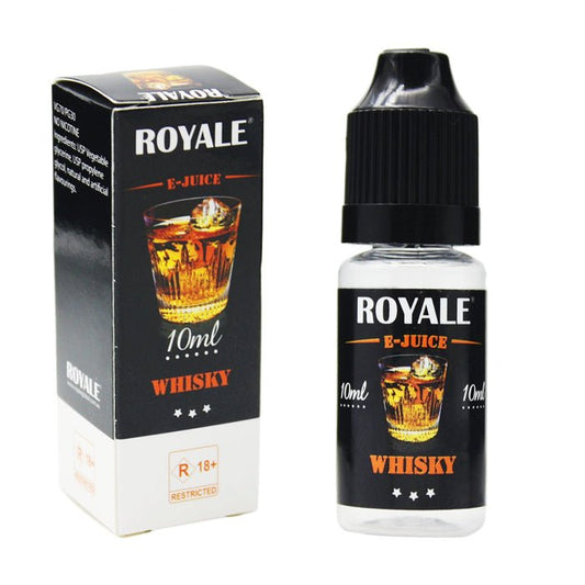 Royale E - Juice Whisky Flavour 10mL - Bong Empire