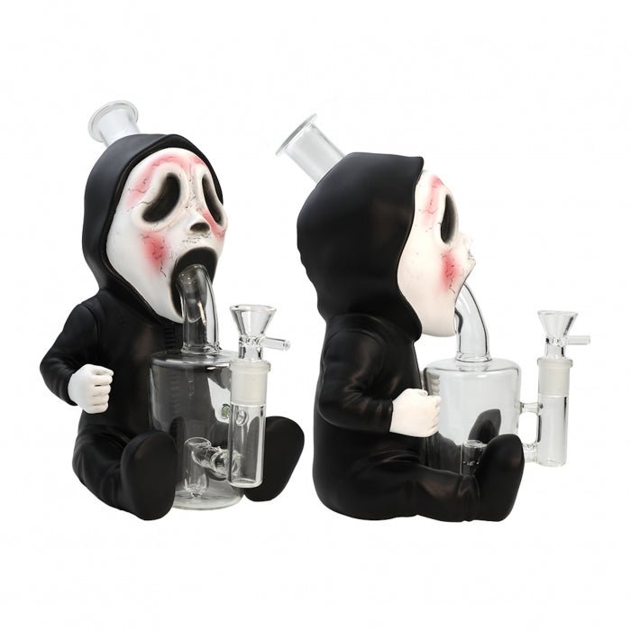 Silicone Death Ghost Baby Water Pipe 25cm – Horror Collectible Design - Bong Empire