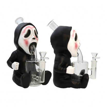 Silicone Death Ghost Baby Water Pipe 25cm – Horror Collectible Design - Bong Empire