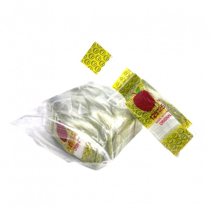 Smiley Face Resealable Plastic Bags 32x32mm 1000 Pack - Bong Empire