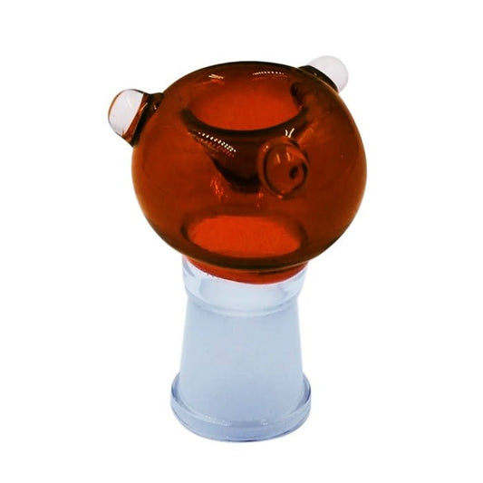 Stone Age Amber Slip Over Glass Cone Piece 14mm - Bong Empire