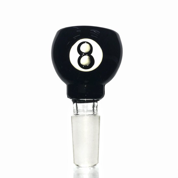 Stone Age Black 8 Ball Glass Cone Piece 14mm - Bong Empire