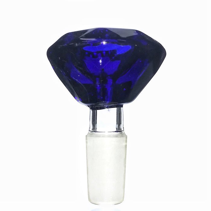 Stone Age Blue Diamond Glass Cone Piece 14mm - Bong Empire