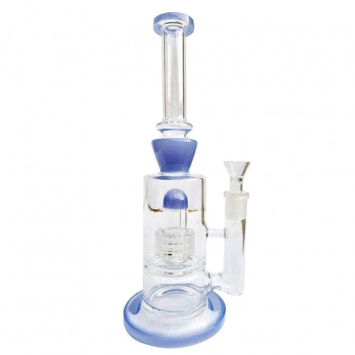 Stone Age Purple Percolator Glass Bong 27cm - Bong Empire