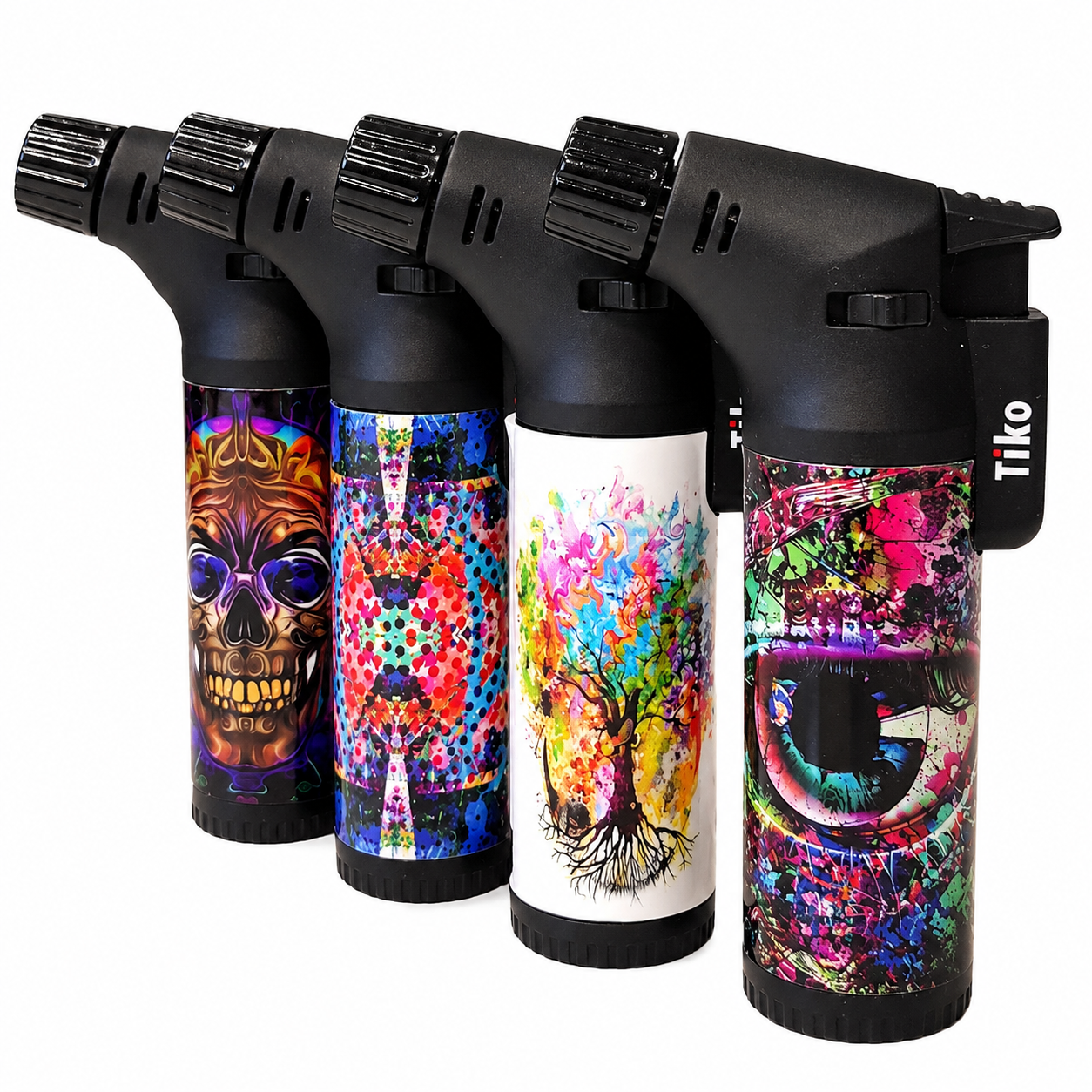 Tiko Psychedelic Jet Lighter 12cm - Oz Sweet Puff