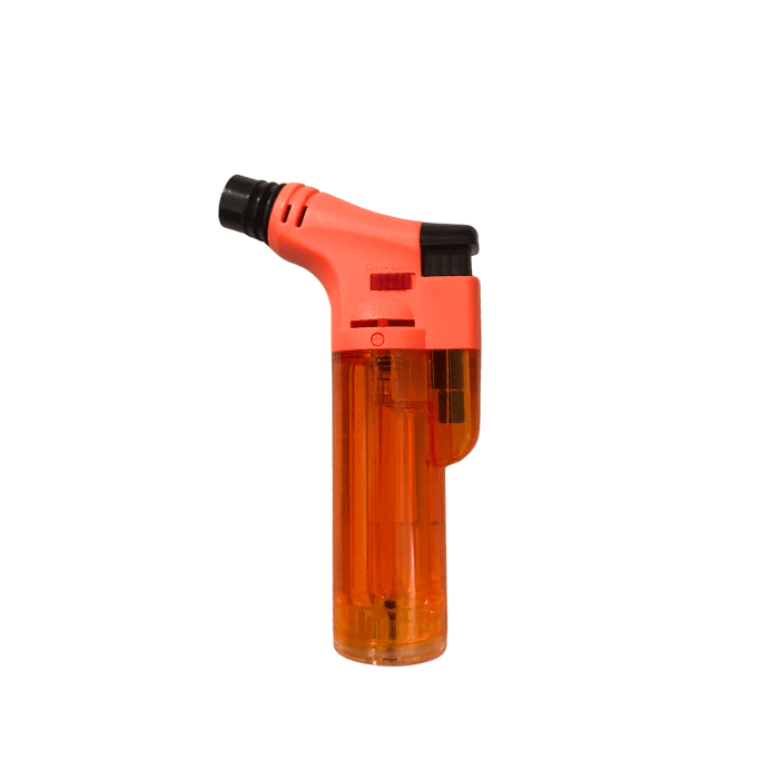Transparent Stand Up Blowtorch Jet Lighters - Oz Sweet Puff