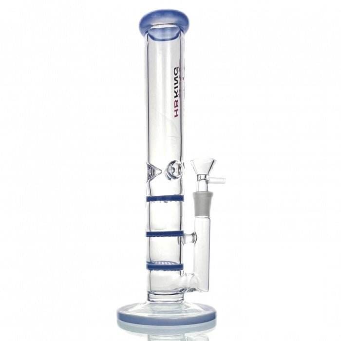 Triple Honeycomb Percolator Straight Tube Glass Bong 28cm - Bong Empire