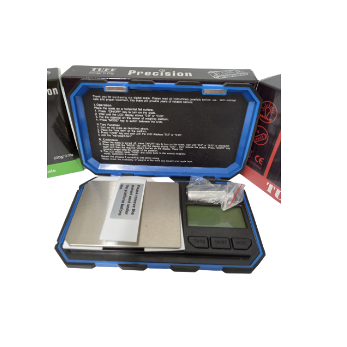 TUFF Precision Digital Scales 0.01g / 200g