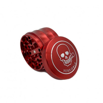 VERSIONI.O Skull Aluminium Alloy Herb Grinder 4 Layers 63mm - Bong Empire