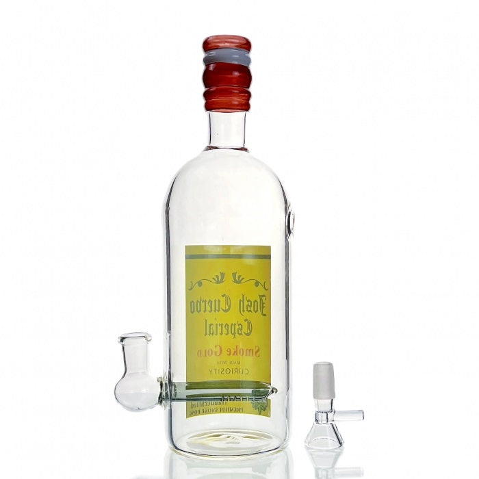 Josh Cuiervo Especial Liquor Bottle Glass Bong 23cm