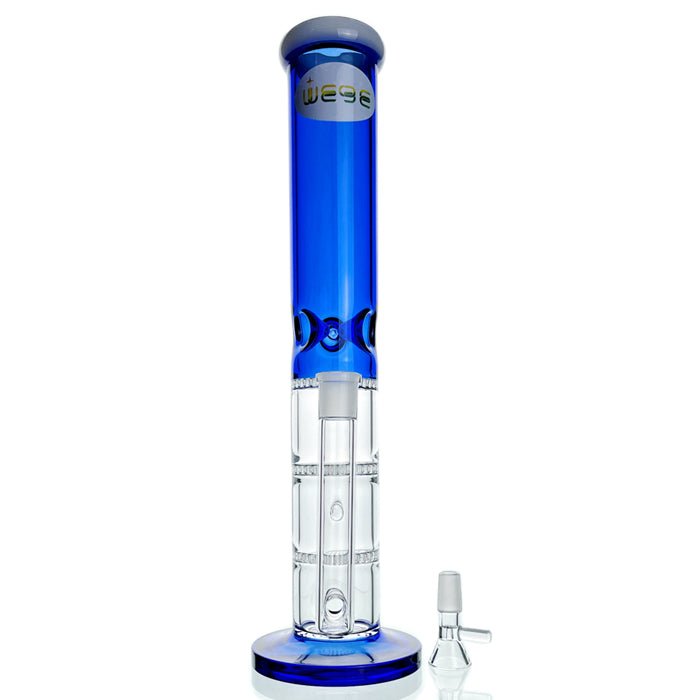 WEGE 3 Layer Percolator Ice Catcher Glass Bong 35cm - Bong Empire