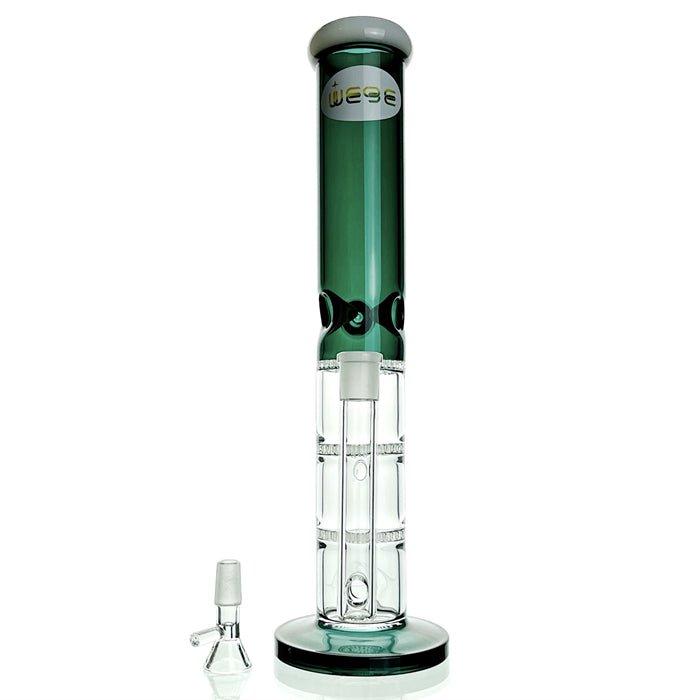 WEGE 3 Layer Percolator Ice Catcher Glass Bong 35cm - Bong Empire