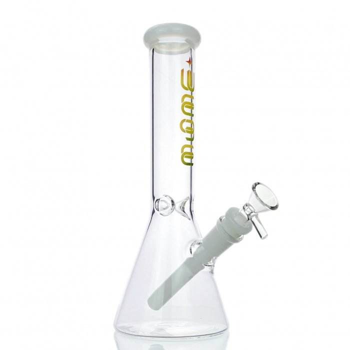 WEGE Ice Catcher Beaker Glass Bong 25cm White - Bong Empire