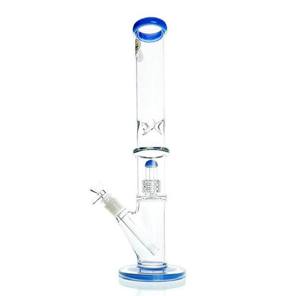 WEGE Ice Catcher Straight Tube Percolator Glass Bong 41cm - Bong Empire