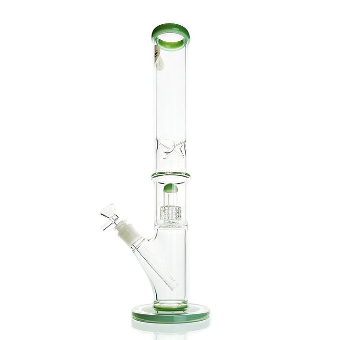 WEGE Ice Catcher Straight Tube Percolator Glass Bong 41cm - Bong Empire