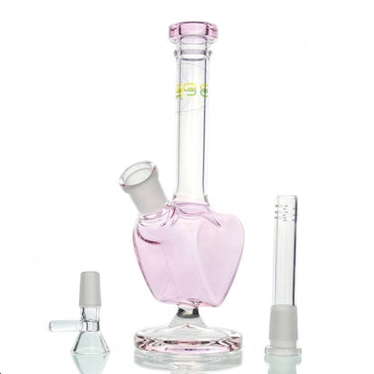 WEGE Love Heart Glass Bong 24cm - Bong Empire