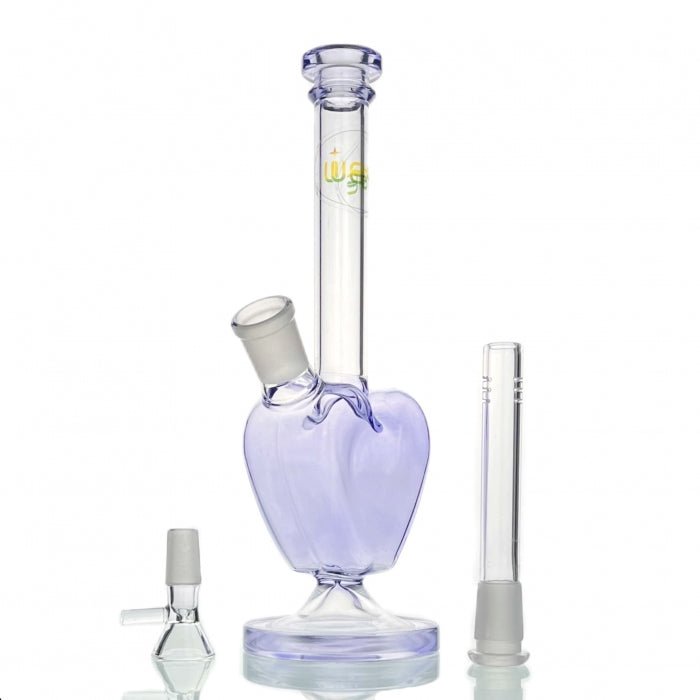 WEGE Love Heart Glass Bong 24cm - Bong Empire