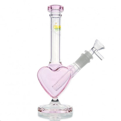 WEGE Love Heart Glass Bong 24cm - Bong Empire