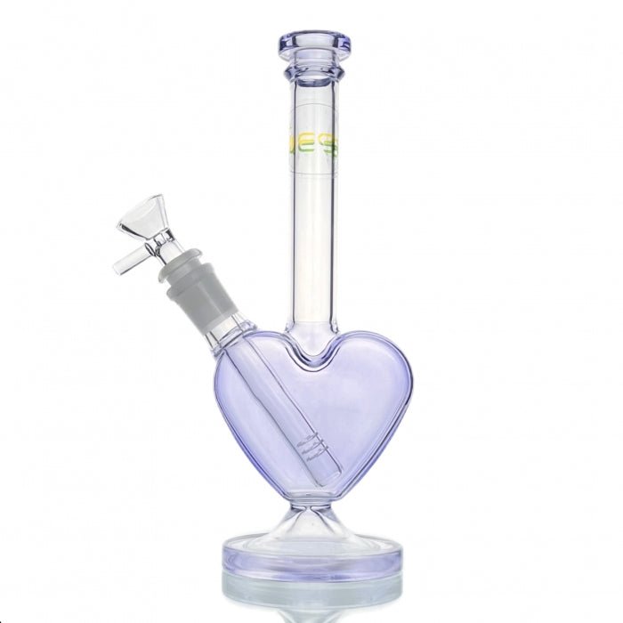 WEGE Love Heart Glass Bong 24cm - Bong Empire