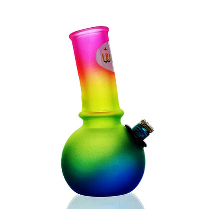 WEGE Rainbow Bubble Glass Bong 15cm - Bong Empire