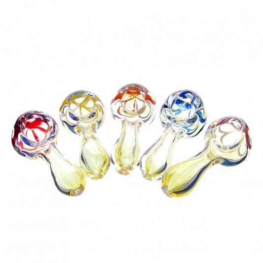 Flower Glass Dry Pipe 6.5cm