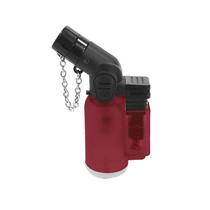 ZENGAZ Angle Torch Jet Lighter With Chain Lid - Bong Empire