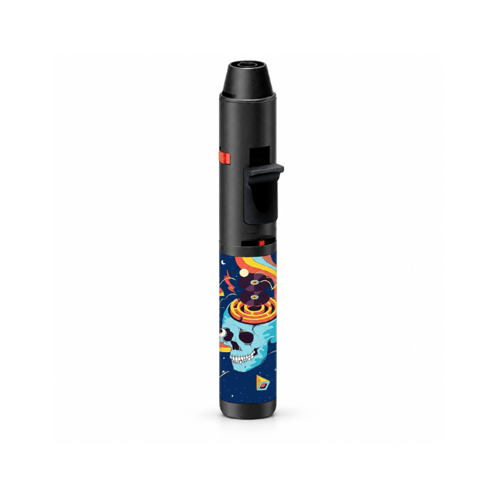 Zengaz Fusion Psychedelic Vertical Jet Lighter 17.5cm Cosmic Skull